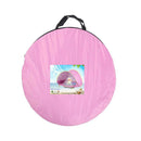 Portable Kids Baby Games Beach Tent Build Outdoor Swimming Pool (Pink) A
