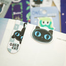 Cute Black Cat Magnetic Bookmark Paper Clip Bookmark School Office Supply Pro 1x