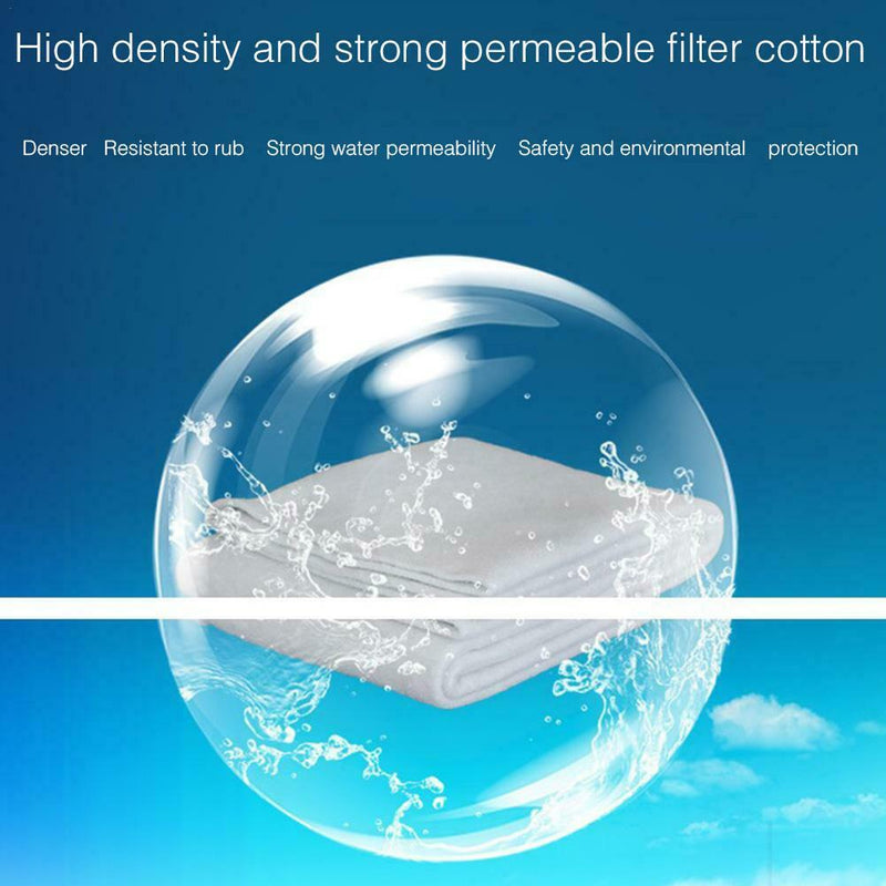 Aquarium Purification Filter Cotton Ultra-thin High Density Permeability White