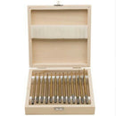 13 Pcs Flat Spade Drill Bits Set Titanium Coating Wood Boring Bit 1/4 inch