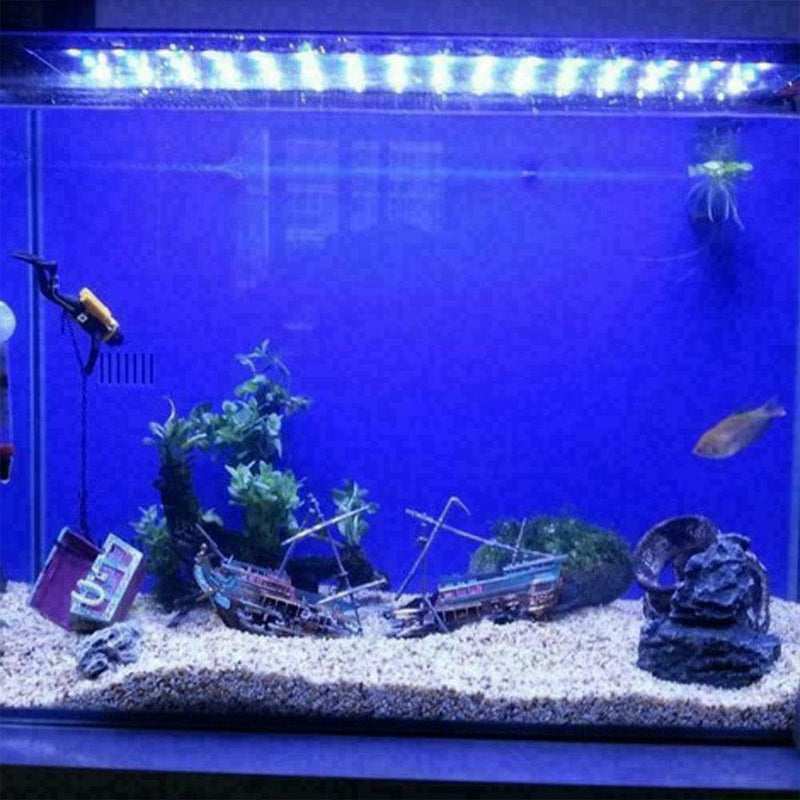 Large Wreck Boat Sunk Ship Destroyer Aquarium Ornament Fish Cave Decor Tank Y4E2