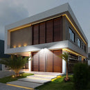 100LED Solar Wall Lamps Outdoor Waterproof Street Courtyard Induction Lamp