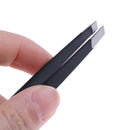 Stainless steel hair removal eyebrow tweezers clip with comb double`makeup`to 3C