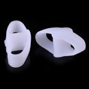Pair Silica Gel 2 Toe Valgus Separator Straightener Protector Bunion Pain Relief