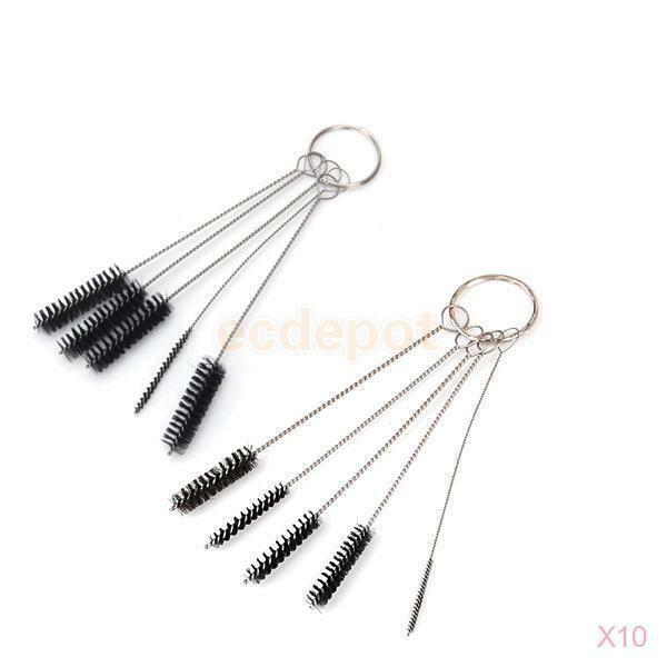 50pcs Tattoo Machine Airbrush Cleaning Brushes Tubes Gun Nozzle Tip Wire Cleaner