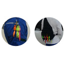 6pcs Shrimp Fishing Lure Cover Squid Jig Hook Protector D Keychain