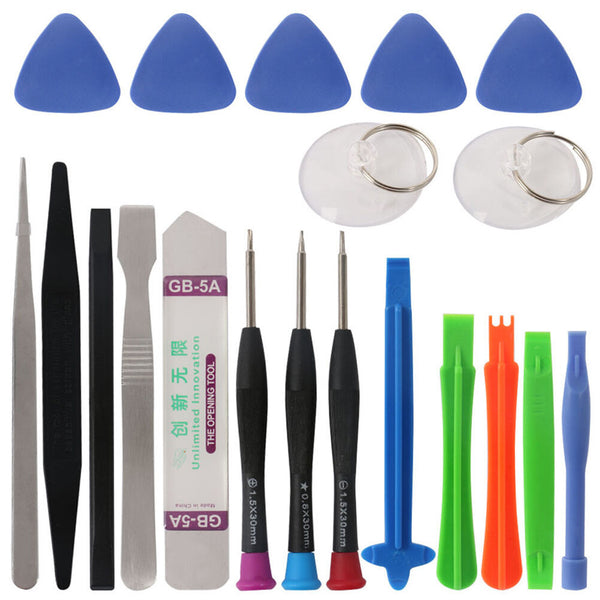 20 in 1 Mobile Phone Repair Tools Kit Pry Opening Tool Cellphone Hand Tools Set!