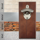 1Pcs Creative Retro Wall-Mounted Bar Beer Glass Bottle Opener Home Decorati