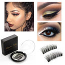 Hot 4PCS Handmade Triple Magnetic Eyelashes Reusable False Eye Lashes Extension