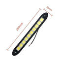 2pcs Waterproof Flexible Universal Car COB Led DRL Daytime Running Light Ho A3W7