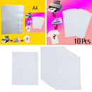 10Pcs Printable Heat Transfer Paper Vinyl HTV for Iron On T Shirts Cotton Bag