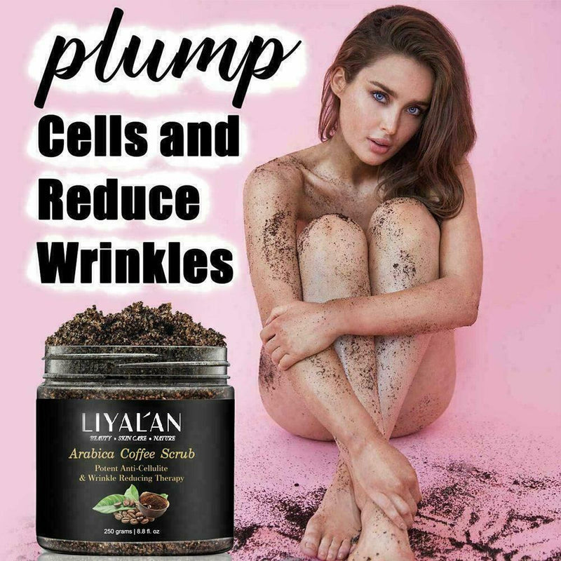 Arabica Coffee Body Scrub Anti Cellulite Stretch Marks Spider Vain