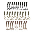 30Pcs Zip Puller Zipper Pull Replacement Slider for Tent Cloth Backpack 40mm