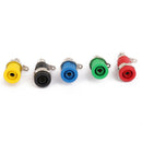 5pcs 4mm Insulated Speaker Banana Plugs Binding Posts Socket Connectors DIY
