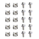 Rack Screws, 10 Pack, Installation Tool, 20 mm M6 Screws, M6 Nuts, Cabinet