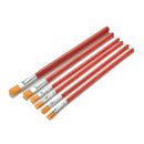 6X NewNylon Hair Artist Water Colour Acrylic Oil Painting Paint Brush Set Supply
