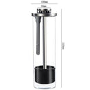 Visible Glass Chopsticks Cage With Lid Cutlery Storage Tank Household Cartr