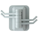 6Pcs Rotating Hooks Strong Adhesive Towel Rack Bathroom Wall Rack Free Punc