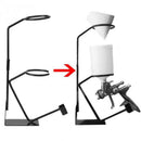 Bracket Gravity Feed Paint Holder Sprayer Stand With Strainer Holder Wall B A3F6