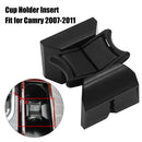 Black Center Console Barrier Car Cup Holder Insert Partition For Camry 2012-2017