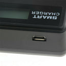 LP-E6 Battery Dual Slot Charger LCD USB Input For Canon EOS 80D 70D 60D 6D 5D