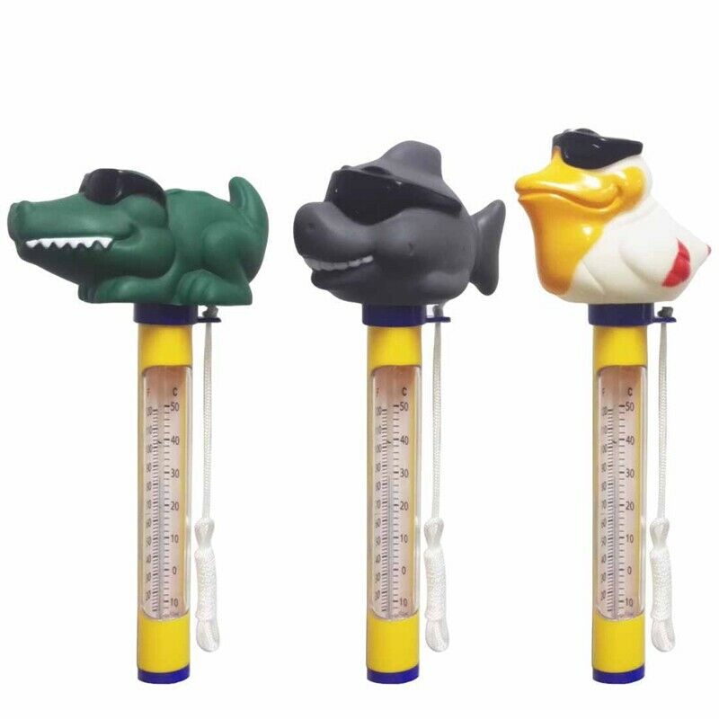 Cartoon Pool Thermometer Floating Swimming Pool Thermometer Outdoor Indoor