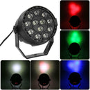 12LED RGB Stage Light KTV Bar Club DJ Disco Par Lamp w/Remote Control (EU)