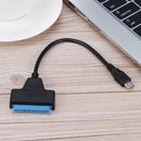 USB3.1 Type-C Port to 7+15Pin 2.5inch SATA HDD SSD Converter Adapter Cable