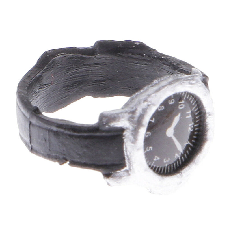 1/6 Black Plastic Watch for 12inch  Action Figures DIY Accessory