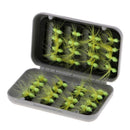 32pcs/box Hand-tied Fly Fishing Flies Sinking Wet Flies for Bass Salmon Carp
