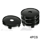 60mm ABS Universal Car Wheel Tire Rims Center Hub Caps Cover Decorative 4pcs