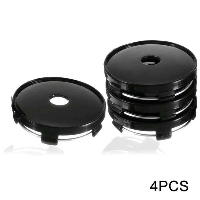60mm ABS Universal Car Wheel Tire Rims Center Hub Caps Cover Decorative 4pcs