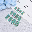 12Pcs/set Full Cover nails Reusable Short False Nails Tips Decoration Too_