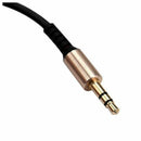 3.5mm Jack Elbow Male to Male Stereo Headphone Car Aux Audio Extension Cabl