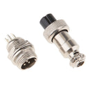 GX12 6 Pins Metal Waterproof Aviation Connector Plug & Socket