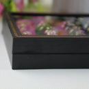 Velvet Jewelry Ring Display Organizer Case Tray Holder Earring Storage BoxB Gw
