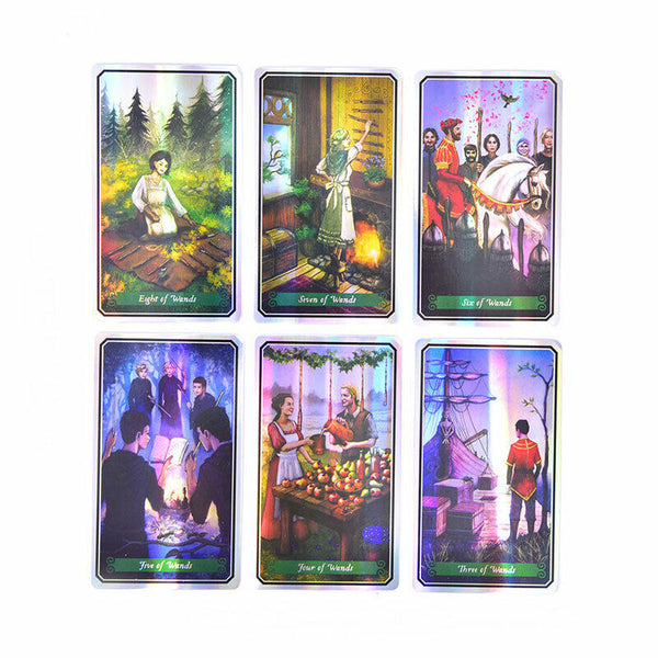 New 78pcs The Green Witch Tarot Cards Deck Party Board Game Oracle Playing C Hn