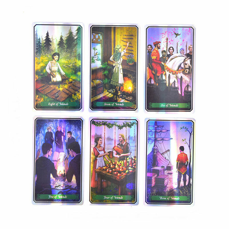New 78pcs The Green Witch Tarot Cards Deck Party Board Game Oracle Playing C Hn