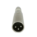 3-Pin XLR Male To 1/4 6.35mm Stereo Female Plug Audio Cord Mic Adapter