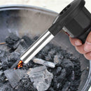 Grill Hair Dryer Barbecue Lighter Lighter Grillhilfe Blower Fan Glow Batte DFU