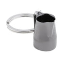 Metal Keychain Ring Coffee Accessories Frothing Jug Design Keyring Gifts