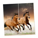 2 Panel Silky Blackout Window Curtain Darkening Thermal Bath Drape Horses