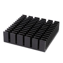4 Pieces Black Aluminum Heat Sink Cooling Fin Cooler 40mmx40mmx11mm U7W2