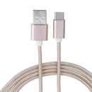 2m USB3.1 Type-C Port 2.4A Output Nylon Braided Charging Data Cable A
