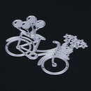 DIY Lovely Bike Bicycle Metal Cutting Dies Stencil For Scrapbooking Paper A