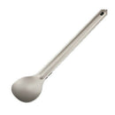 1Pcs Titanium Spoon 21.5Cm X 3.9Cm Camping Spoon Outdoor Tableware Long-Han