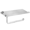 Stainless Steel Toilet Paper Holder Paper Roll Hanger With Mobile Phone