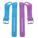 2Pack Silicone Wrist Watch Band Strap for Polar A360 Bracelet Purple+Blue