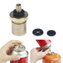 Gas refill adapter outdoor camping stove cylinder filling butane canister M&E