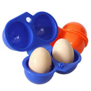 1pc Outdoor Folding Camping Shatter-Proof 2 Eggs Storage Box Carrier Holder JR